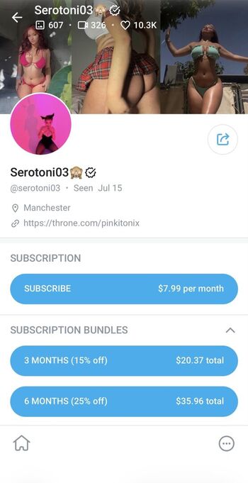 Full leaked Serotoni page private onlyfans photo